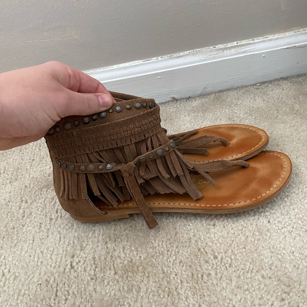 BOHO fringe sandals